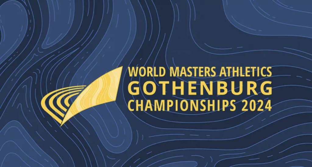 Logotype för World Masters Athletics i Göteborg 2024